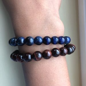 Unisex Stylish Tiger-Eye Bracelets